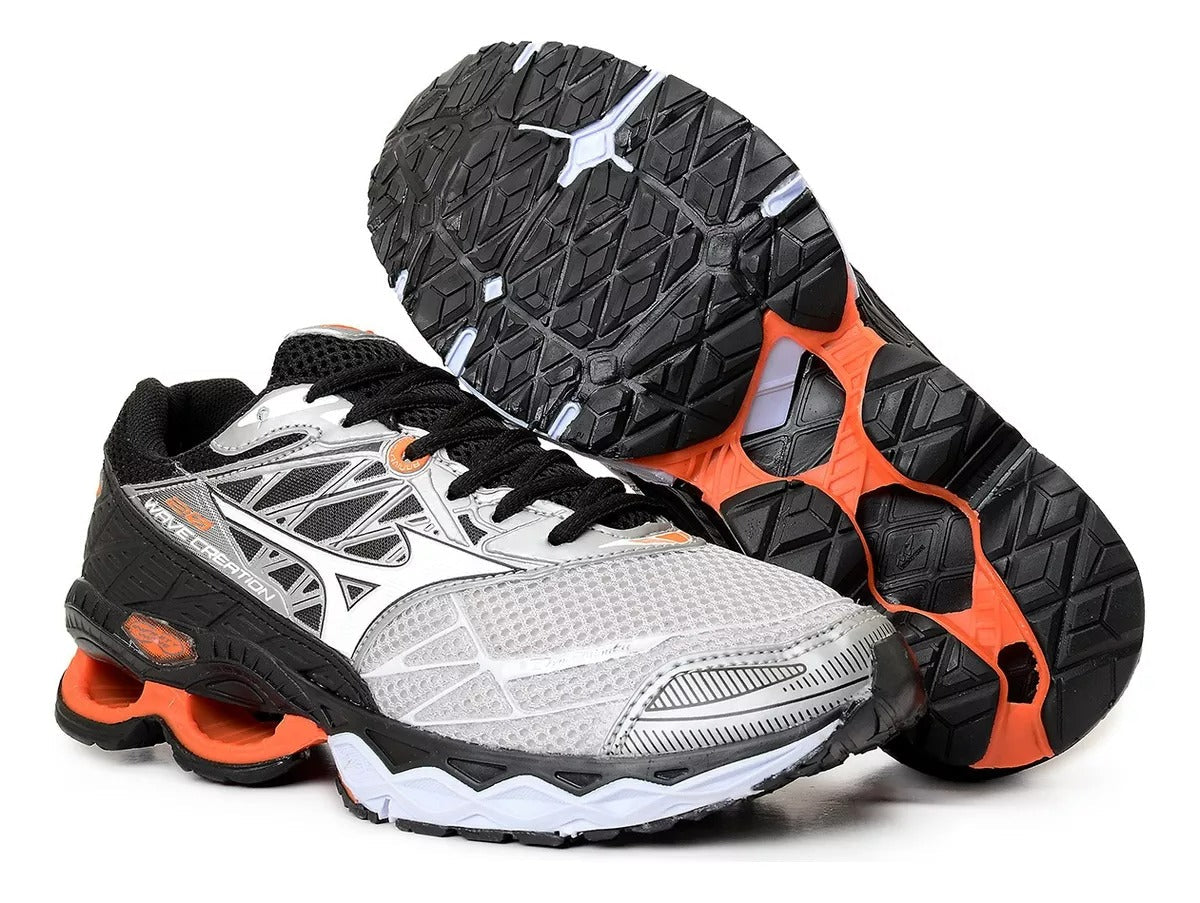 TÊNIS MIZUNO CREATION 20 – CINZA LARANJA