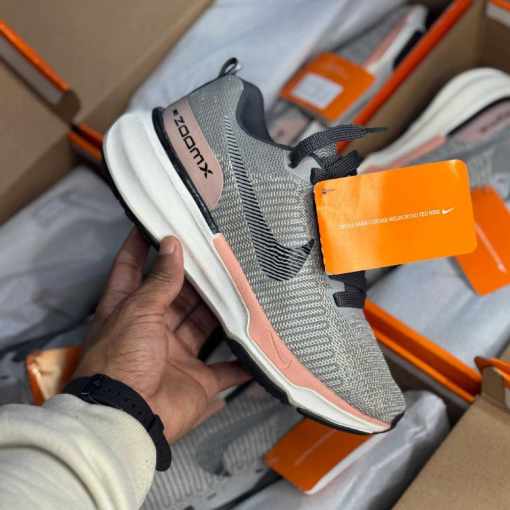 Nike ZoomX - (Linha Premium) x Prata/rose