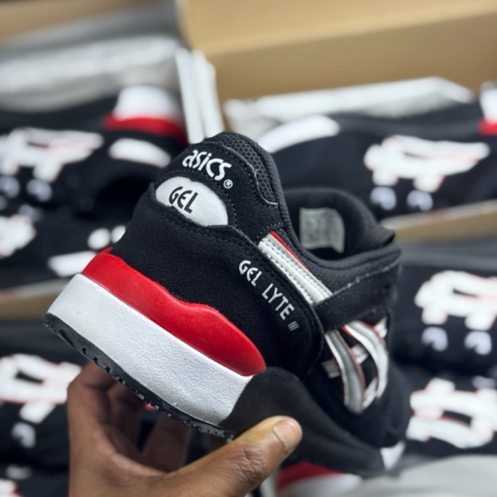 Tênis Masculino Asics Gel-Lyte III X  Preto  (Premium em Couro)