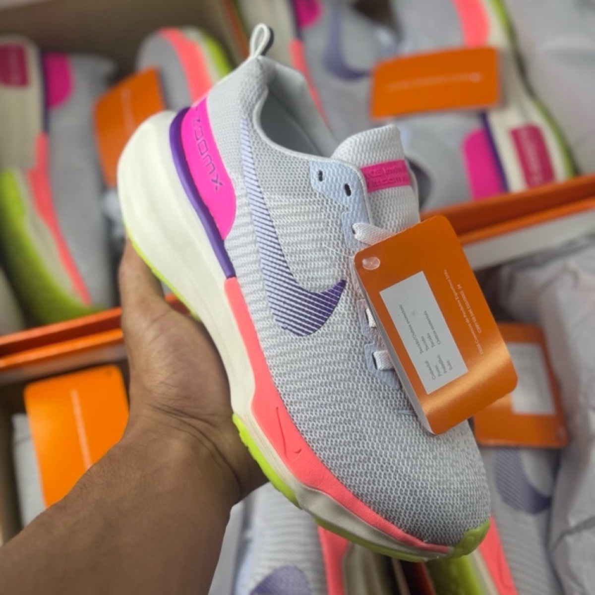 ZoomX 04 - (Linha Premium) x Branco/Rosa