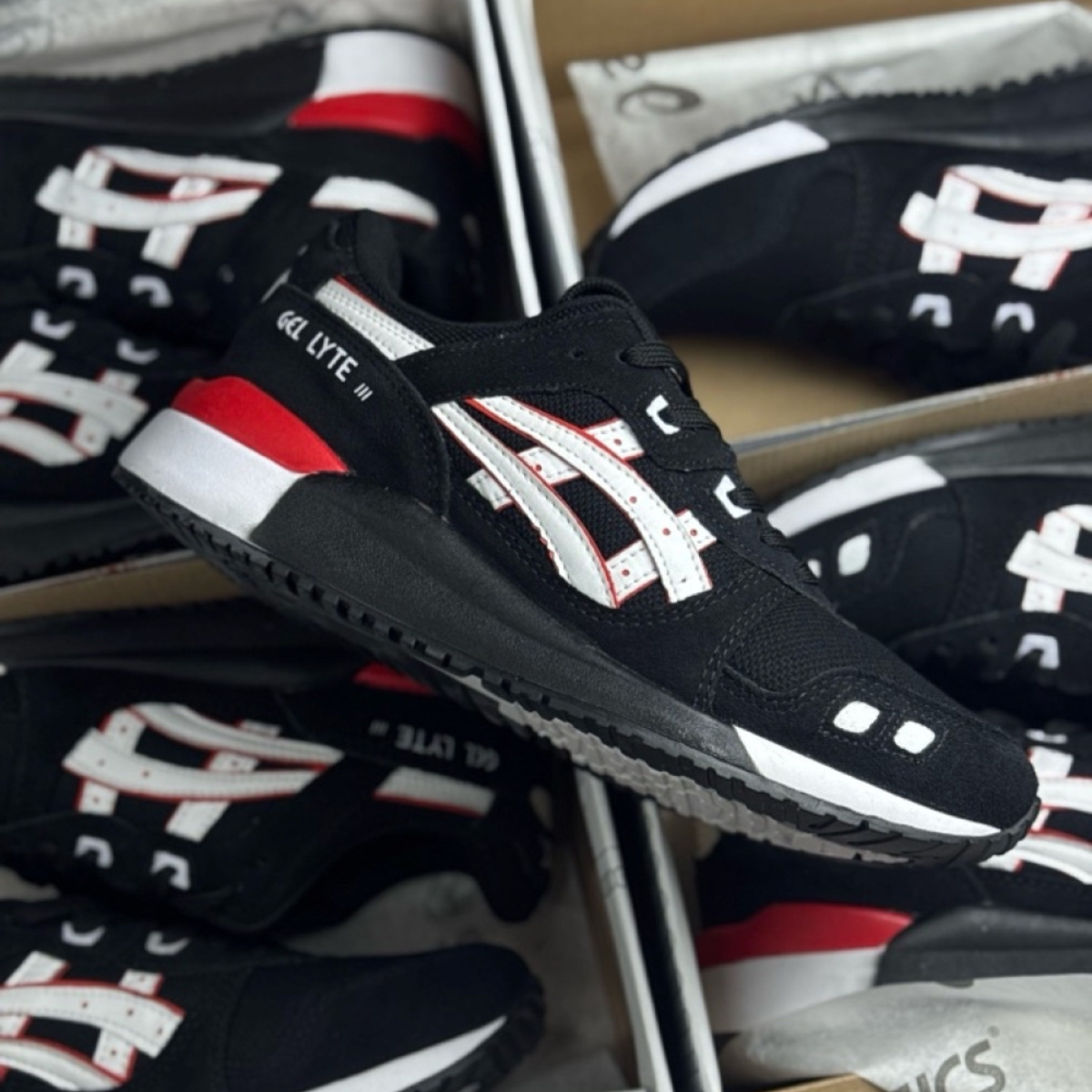 Tênis Masculino Asics Gel-Lyte III X  Preto  (Premium em Couro)