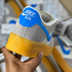 AIR FORCE PLATAFORMA   ESTILO, ALTURA E CONFORTO EM UM SÓ TÊNIS! BRANCO/AZUL