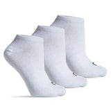 Kit 3 pares de Meia Altomax – Branco/Branco – Meia Algodão Cano Baixo Anatômica