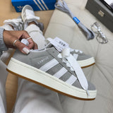 ADIDAS CAMPUS CINZA E BRANCO