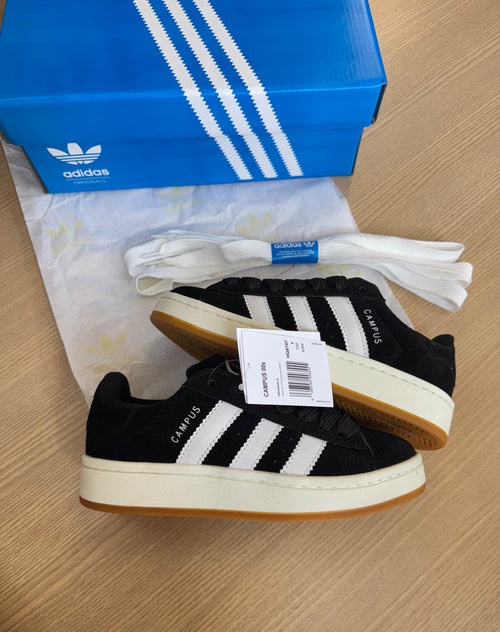 ADIDAS CAMPUS PRETO E BRANCO