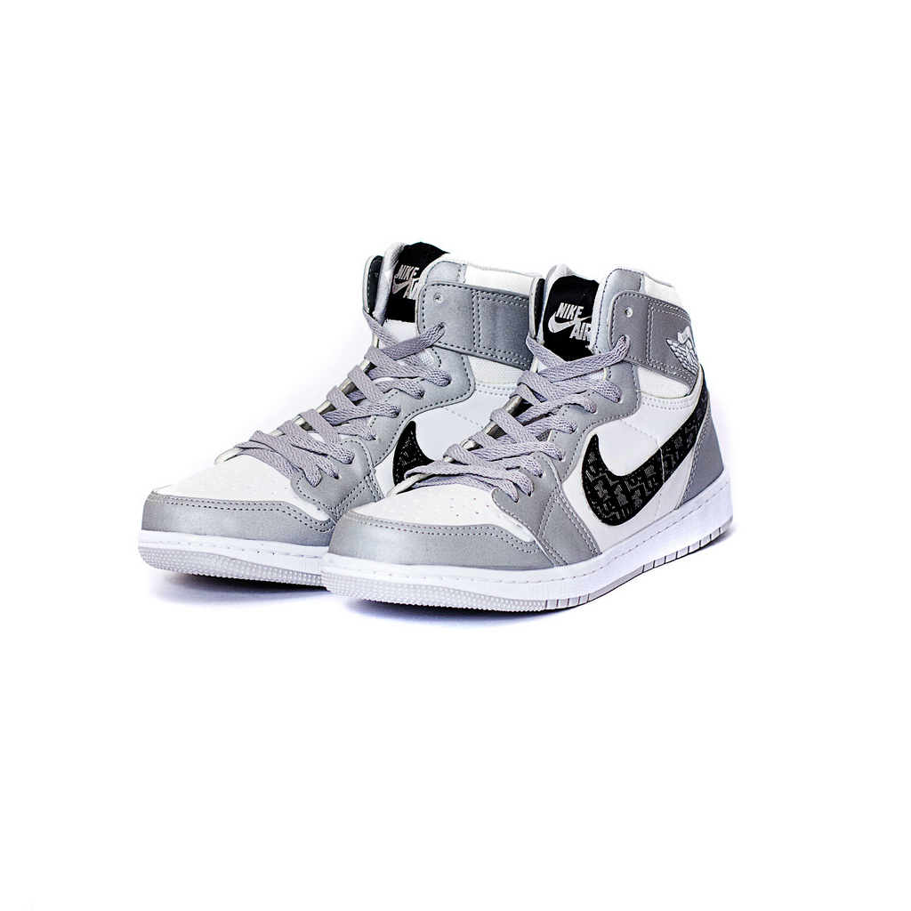 BOTA AIR DIOR LIMITED BRANCO/CINZA