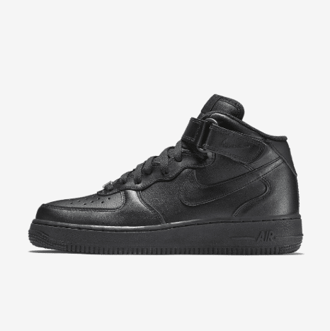 Bota Nike Air Force 1 Preto/Preto