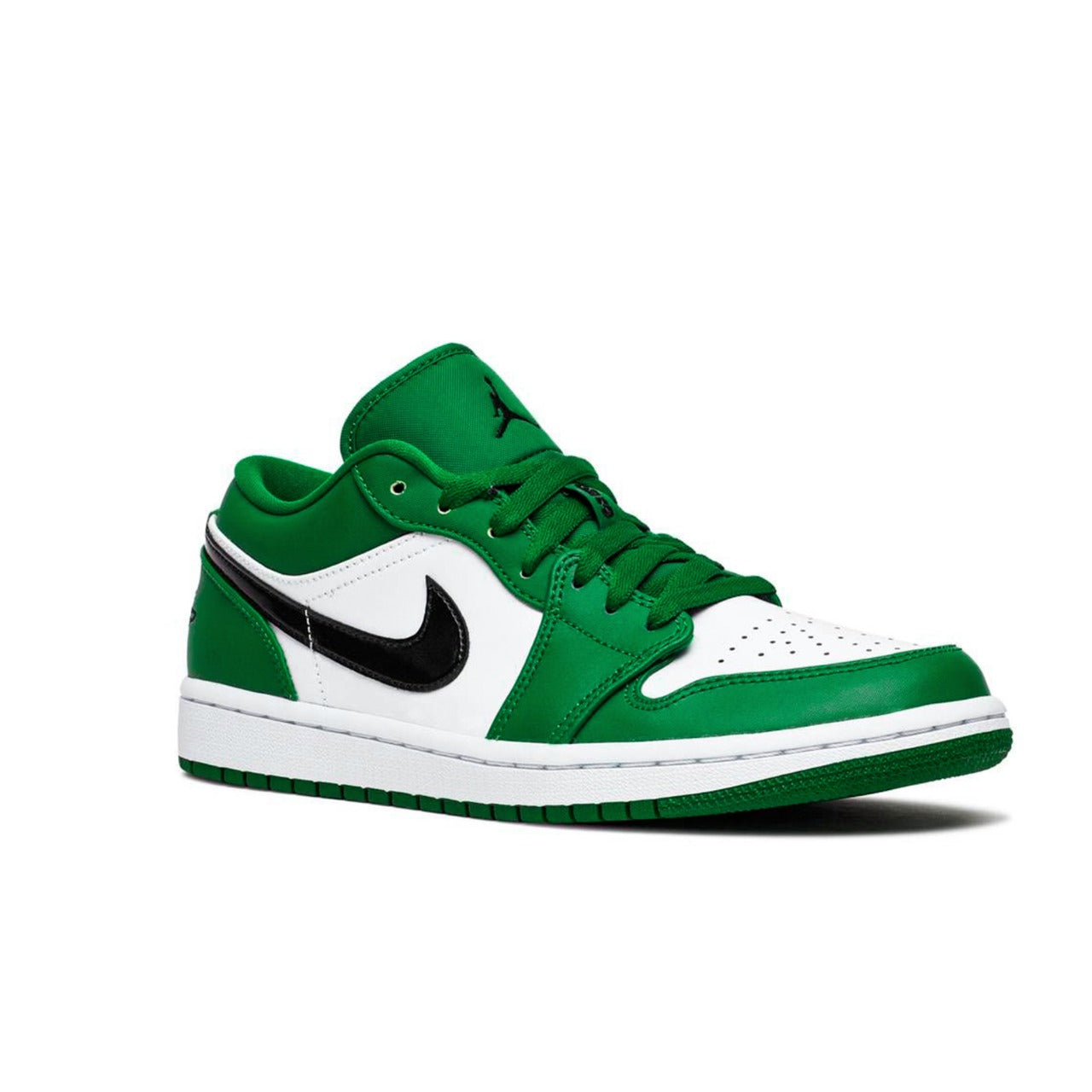 TÊNIS AIR JORDAN LOW 1 HIGH OG PINE GREEN BRANCO VERDE