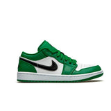 TÊNIS AIR JORDAN LOW 1 HIGH OG PINE GREEN BRANCO VERDE
