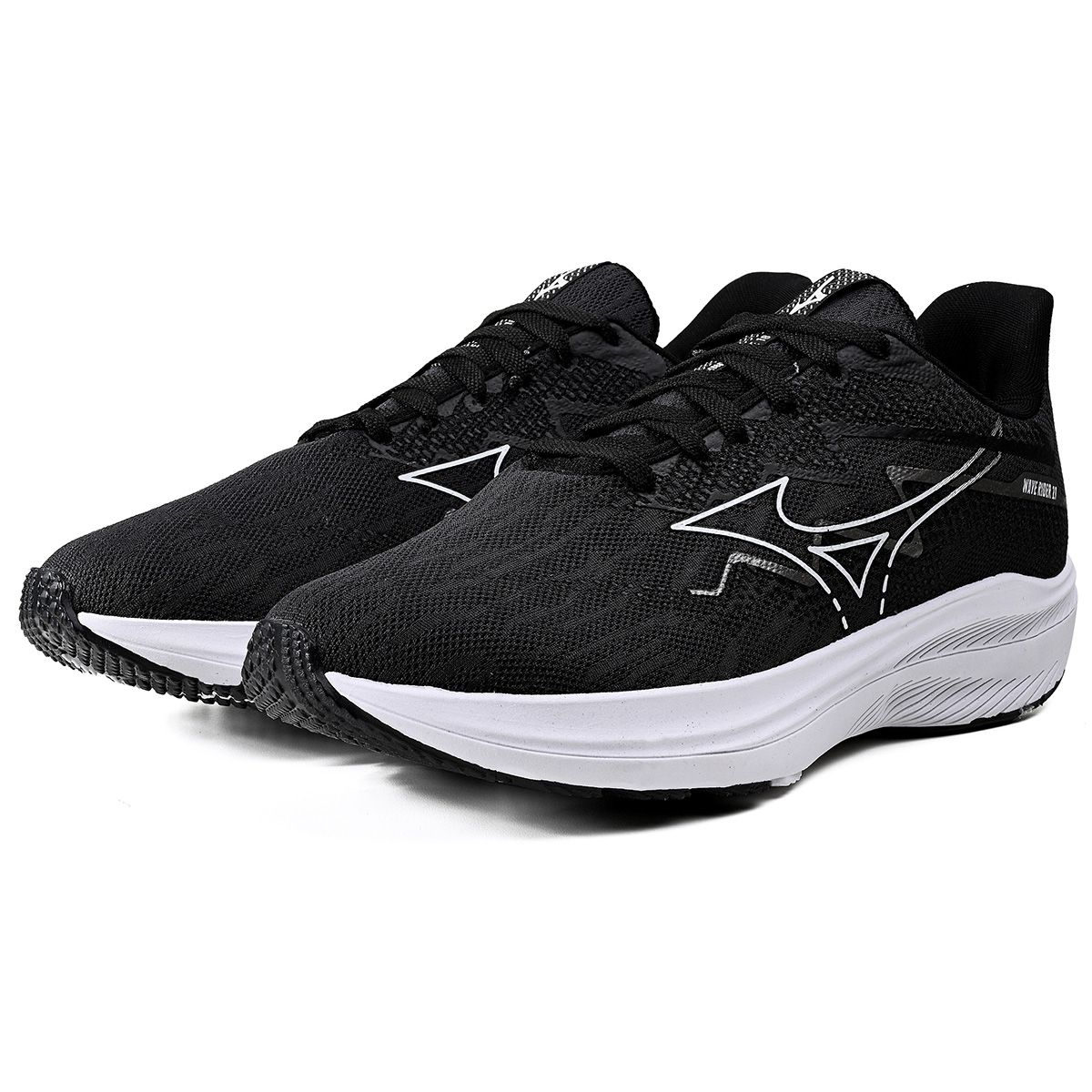 TÊNIS MIZUNO WAVES RIDER 27 – PRETO BRANCO