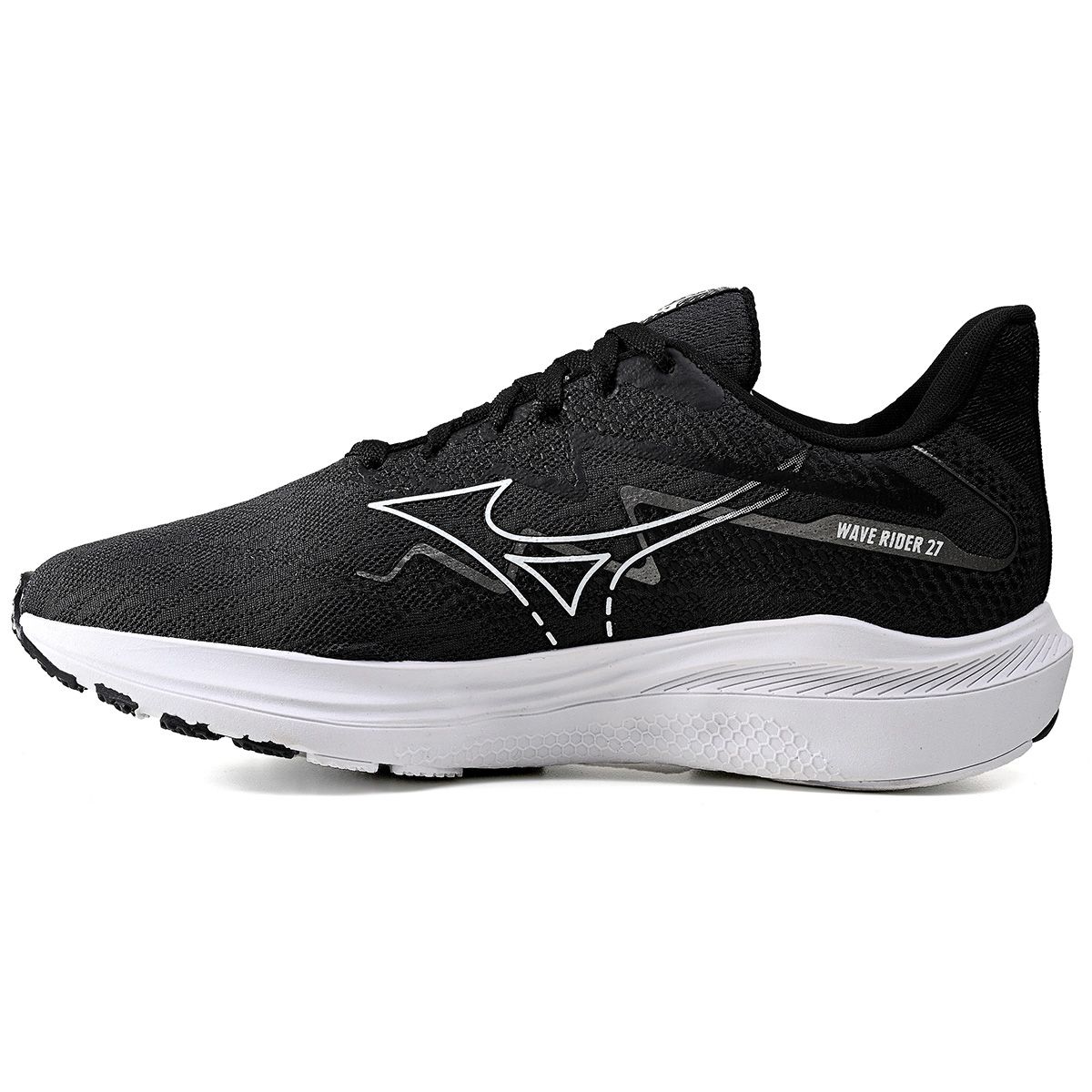 TÊNIS MIZUNO WAVES RIDER 27 – PRETO BRANCO
