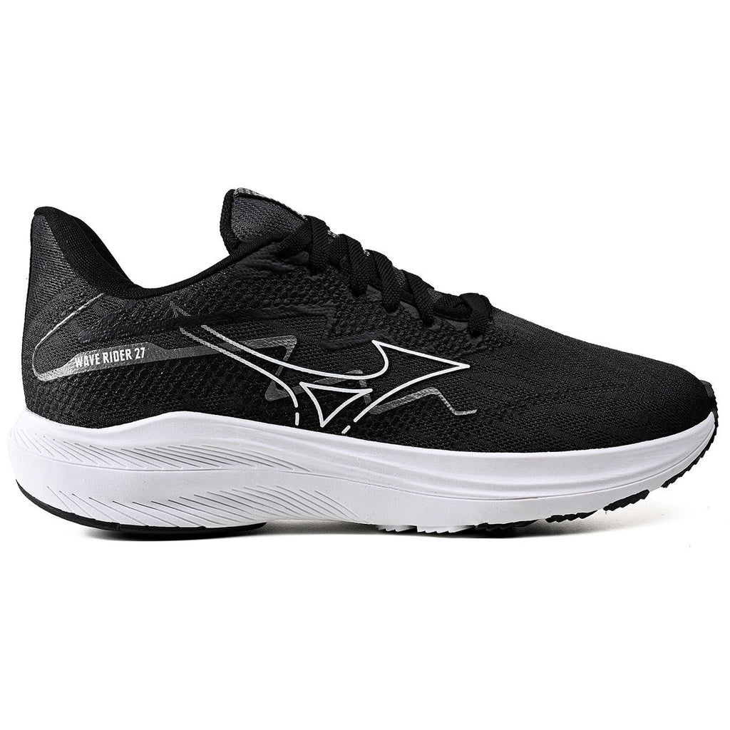 TÊNIS MIZUNO WAVES RIDER 27 – PRETO BRANCO
