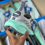 Adidas Kinit EVA   Performance, Conforto e Respirabilidade Total Cinza/Verde Agua