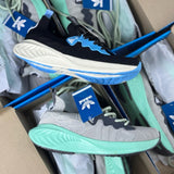 Adidas Kinit EVA   Performance, Conforto e Respirabilidade Total Cinza/Verde Agua