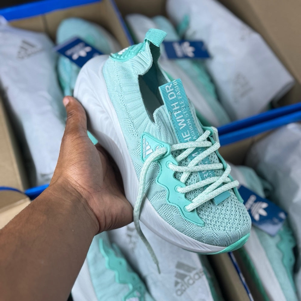 Adidas Kinit EVA   Performance, Conforto e Respirabilidade Total Verde Agua