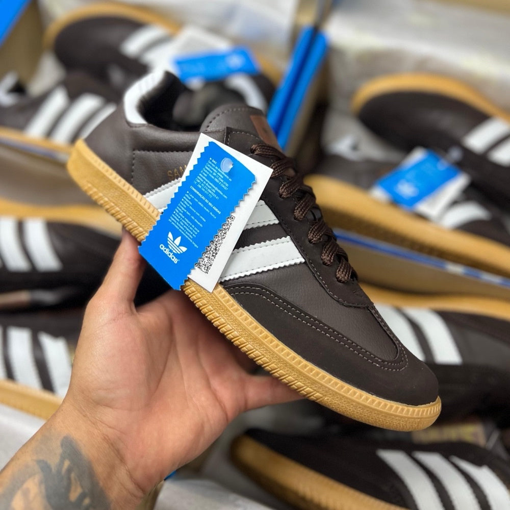 Adidas Samba  (Linha Premium) x Marrom