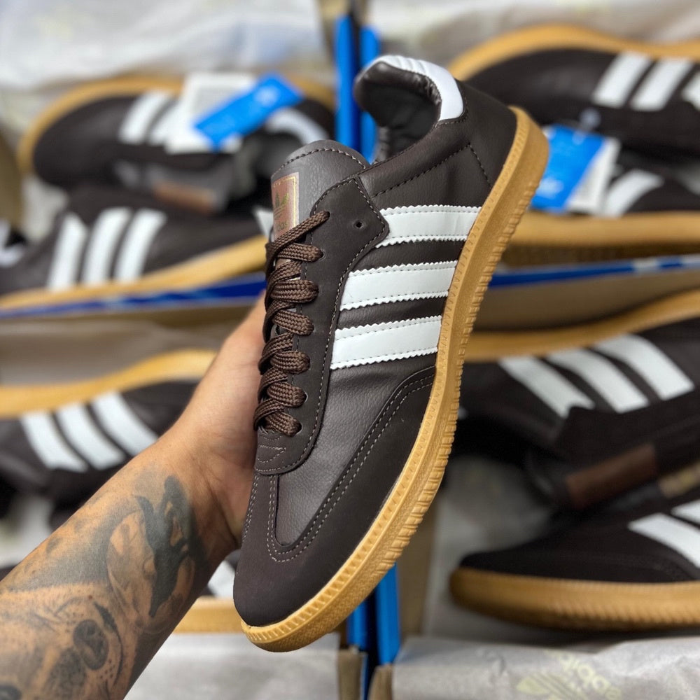 Adidas Samba  (Linha Premium) x Marrom
