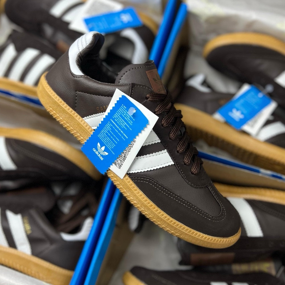 Adidas Samba  (Linha Premium) x Marrom