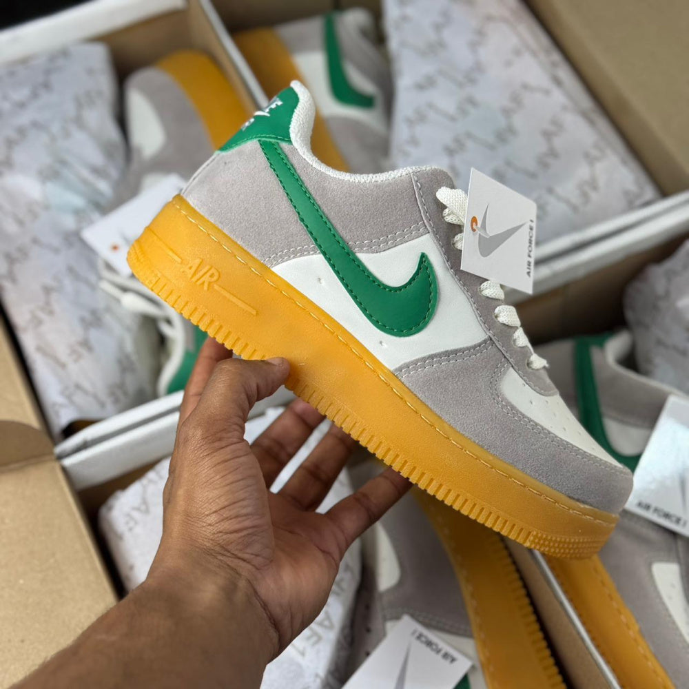 AIR FORCE PLATAFORMA ESTILO, ALTURA E CONFORTO EM UM SÓ TÊNIS! BRANCO/VERDE