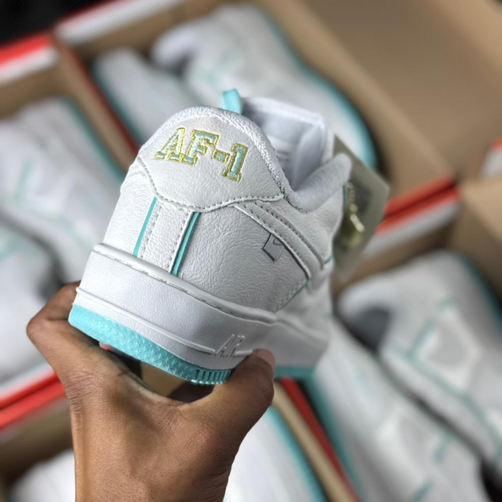 Air Force Sombra Branco/Verde agua