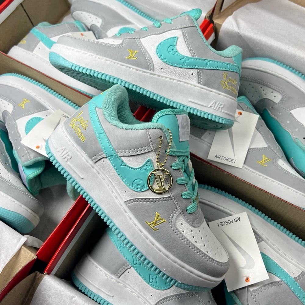 Air Force LV x Verde Água- (Linha Premium)