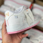 Air Force 1 Sombra  x Branco/Rosa- (Linha Premium)