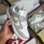 Nike Dunk (Linha Premium) x  Branco/Cinza