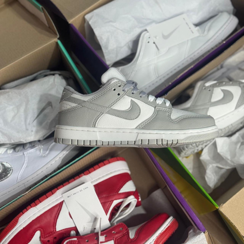 Nike Dunk (Linha Premium) x  Branco/Cinza