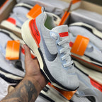 Nike ZoomX 04 - (Linha Premium)x Branco/Laranja.
