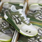 Tênis Masculino Asics Gel-Lyte III x  VERDE MILITAR  (Premium em Couro)