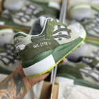 Tênis Masculino Asics Gel-Lyte III x  VERDE MILITAR  (Premium em Couro)