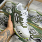 Tênis Masculino Asics Gel-Lyte III x  VERDE MILITAR  (Premium em Couro)