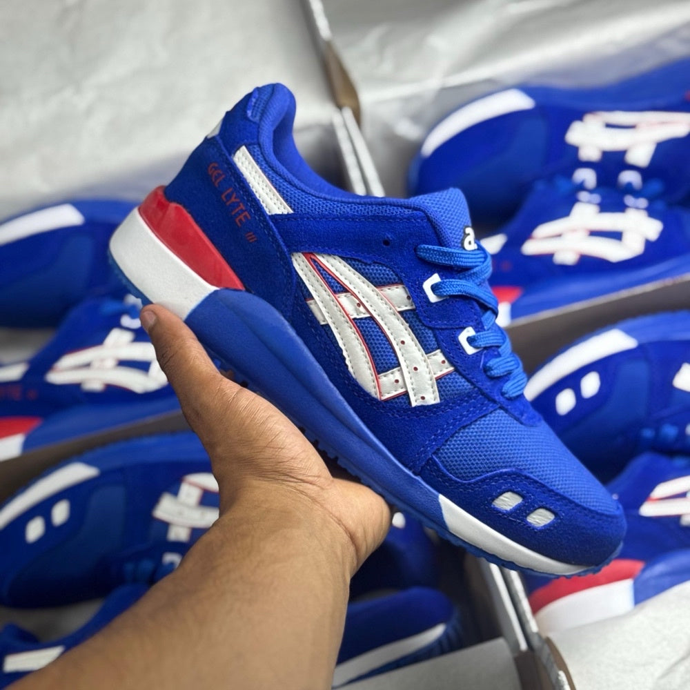 Tênis Masculino Asics Gel-Lyte III X  Azul  (Premium em Couro)