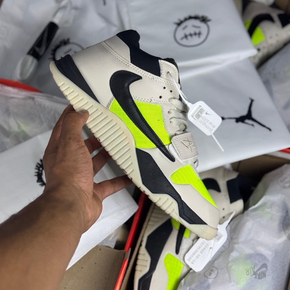 Travis Scott Jordan Jumpman Jack Cactus x Verde Limão