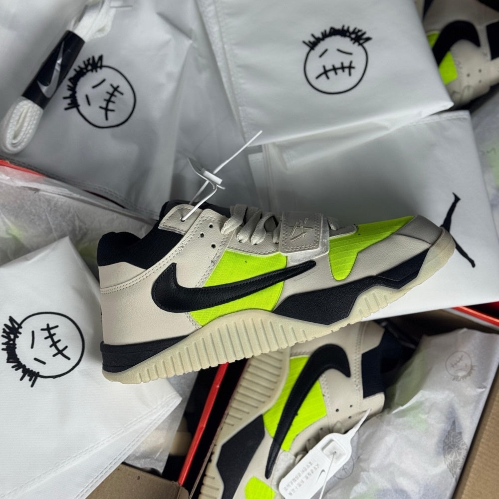 Travis Scott Jordan Jumpman Jack Cactus x Verde Limão